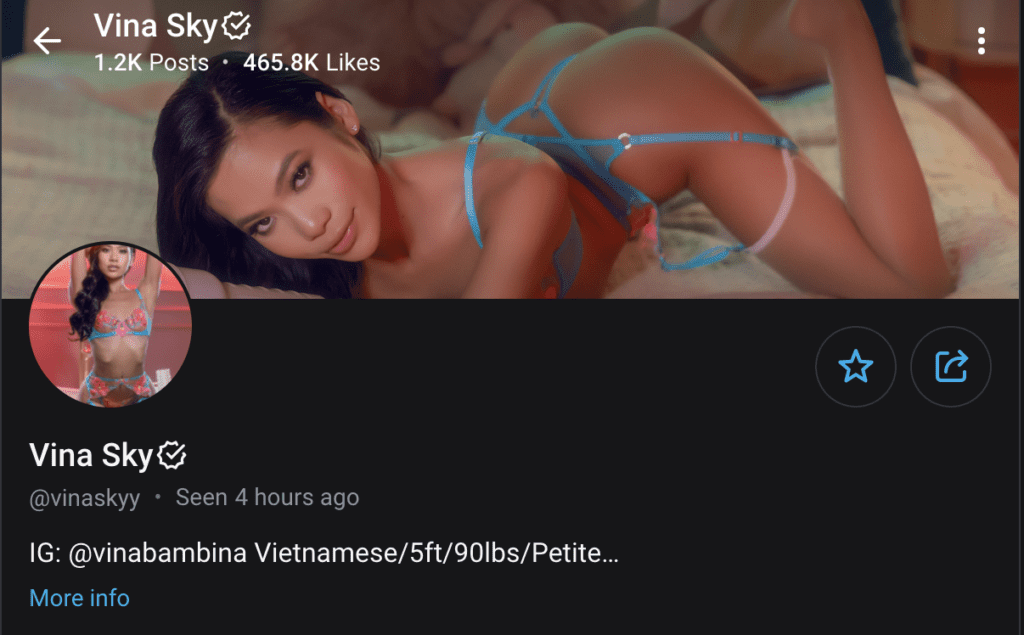 vina sky is one of the best asian onlyfans models